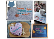 Stickdatei - Katzenkopf